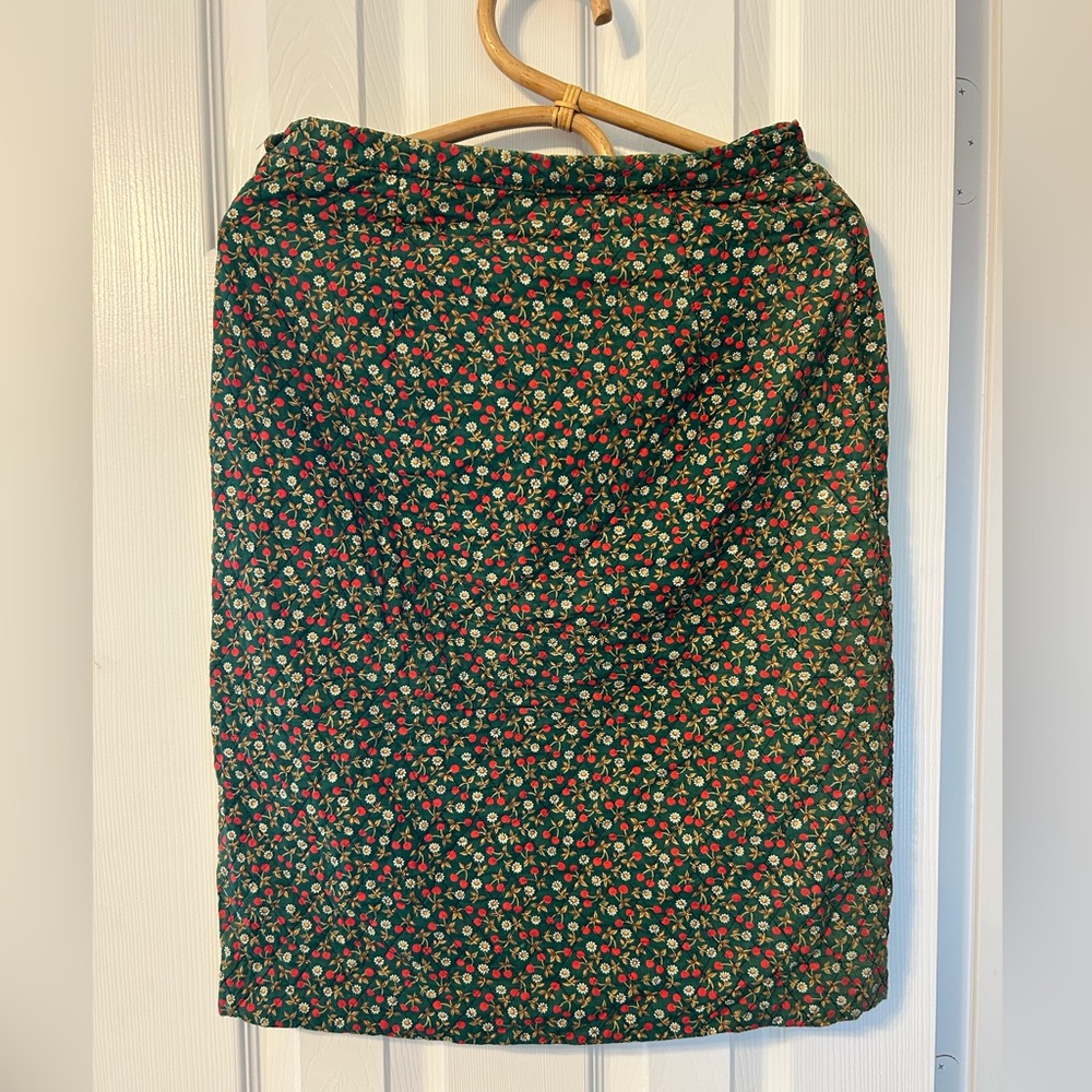 Vintage Handmade Quilted Skirt